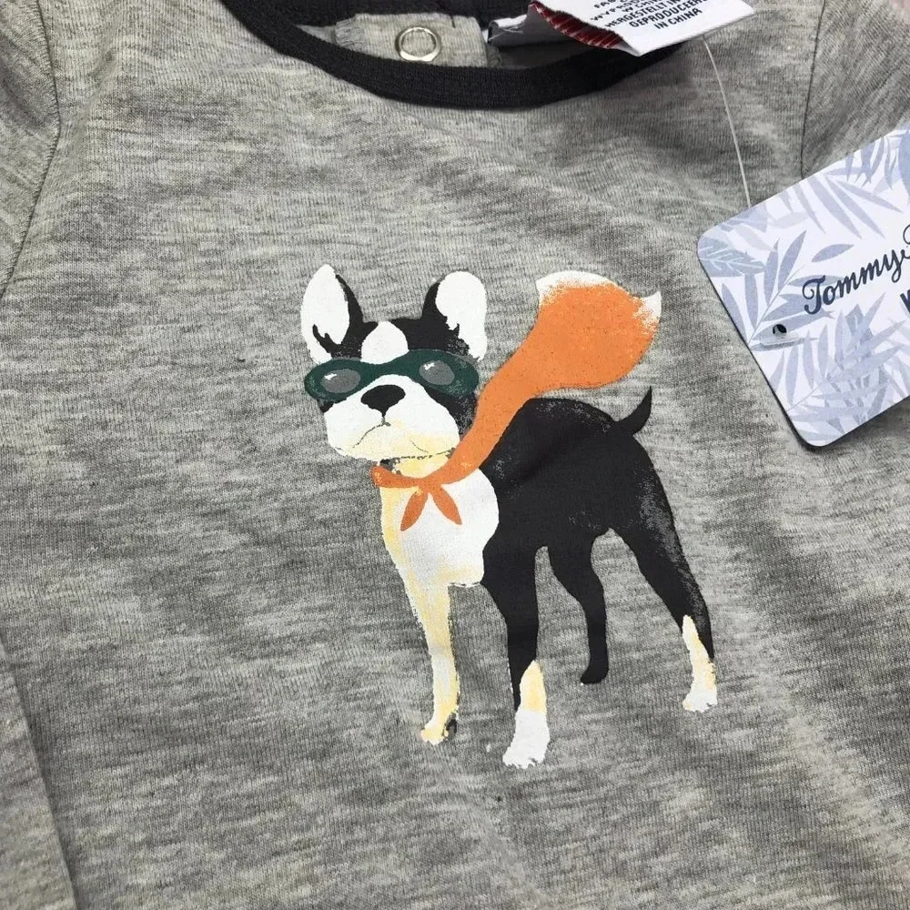 NWT Tommy Bahama set dogs in costume graphics bodysuit with cape joggers